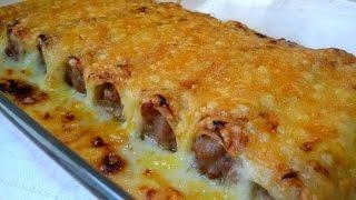 Canelones de carne muy fáciles