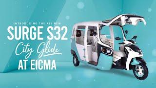 Introducing the All New Surge S32 City Glide at EICMA #surges32 #eicma #evmobility #surge #surgeev