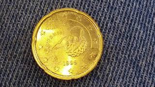 1999 20 EURO CENT COIN