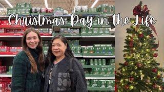 DAY IN MY LIFE IN GREENVILLE, SC | Christmas decorating + haul, Harris Teeter (Vlogmas Day 2)