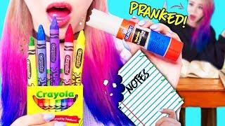 DIY Edible Pranks Using School Supplies! For Back To School 2017!