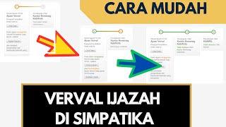 Cara melakukan Verval Ijazah di SIMPATIKA