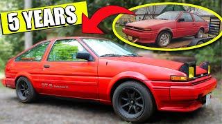 AE86 Build In 8 Minutes!