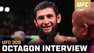 Khamzat Chimaev Octagon Interview | UFC 308