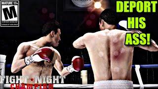 ILLEGAL IMMIGRANT DAD GETS RACIST IN FRONT OF HIS DAUGHTER?- Fight Night Champion Trash Talk