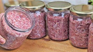 Instead of store-bought sausage, I cook sausage in a jar! Proper sterilization for long-term storage