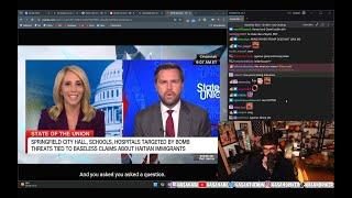 JD Vance Humiliated by Dana Bash on State of the Union- Hasan Reacts