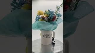 Cinderella Disney Mug Bouquet! Lindt Lindor Truffles, Yankee Candle, Cinderella Mug!