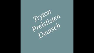 Tryton Preislisten auf Deutsch