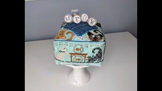 Flosstube Extra: Cross Stitch Block Pincushion Finishing Tutorial