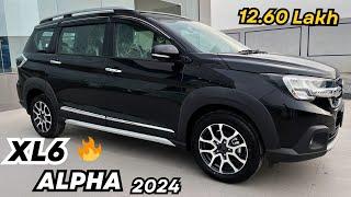 12.60 Lakh | Maruti Suzuki Xl6 Alpha Black  | फ़ायदे का सौदा | Xl6 Alpha 2024 Full Details