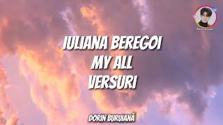 Iuliana Beregoi - My all (Versuri/Lyrics Video) | Album "Pas cu Pas"