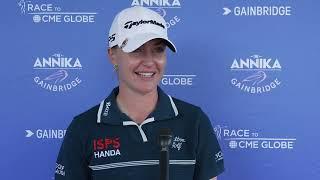 Charley Hull Sunday Flash Interview 2024 The ANNIKA driven by Gainbridge at Pelican © LPGA Tour