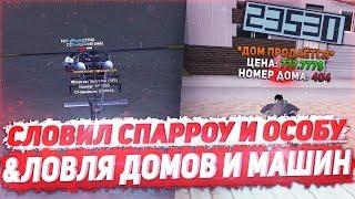 СЛОВИЛ СПАРРОУ И ОСОБНЯК | ЛОВЛЯ ДОМОВ И МАШИН НА ARIZONA RP YUMA В GTA SAMP