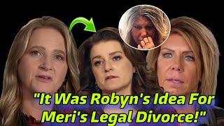 Christine Brown Reveals How Robyn Planted A Divorce On Meri & Kody!