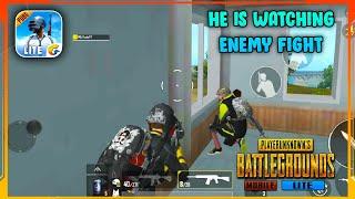 He Is Watching Enemy Fight | PUBG MOBILE LITE Gameplay