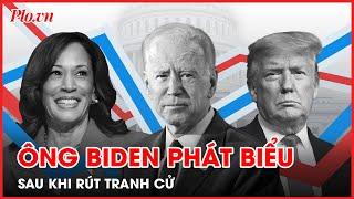 Chia sẻ đầu tiên của ông Tổng thống Mỹ Biden sau khi rút tranh cử 2024 - PLO