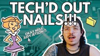 Tech’d Out Nails!  Futuristic Nail Magic You NEED to See! 