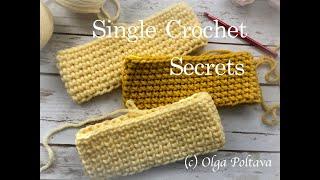 Single Crochet Secrets, Beginners MUST WATCH  How to Crochet, Crochet Video Tutorial