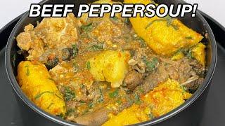 HOW TO MAKE PEPPER SOUP | BEEF PEPPER SOUP