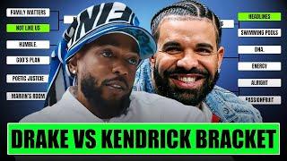 Drake VS Kendrick Lamar Bracket