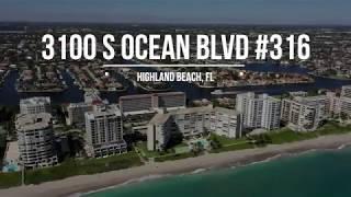 3100 S Ocean Blvd #316, Highland Beach, FL I The Cronican Group Douglas Elliman