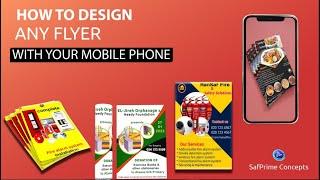 An Easy Way to Design a Professional Business Flyer with your Phone