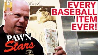 Pawn Stars: TOP BASEBALL ITEMS OF ALL TIME!