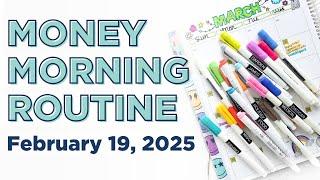 Money Morning Routine | The Budget Calendar