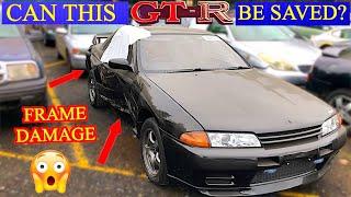  I JUST FOUND THIS TOTALED NISSAN SKYLINE R32 GT-R AT THE SALVAGE AUCTION But CAN IT BE SAVED?