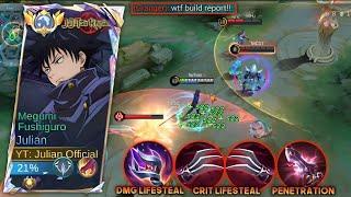 NEW OP JULIAN RED LIFESTEAL TRUE DAMAGE BUILD THAT CAN DESTROY EVERYTHING!..