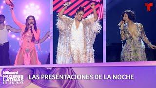 Las presentaciones musicales de la noche de Billboard Mujeres Latinas en la Música