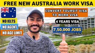  Australia Free Work Visa In 10 Days | 2,50,000 Jobs   | Australia Visa   | Fully Explained