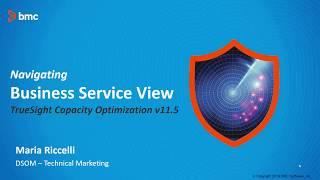 Navigating Business Service View | TrueSight Capacity Optimization
