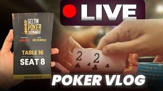 9 hours in this 33K Buyin Live Poker Mystery Bounty Event in the DPT 2024  | Vlog 08