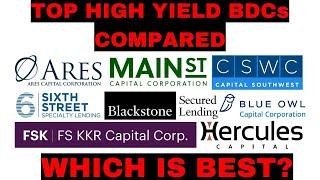 The Best High Yield BDC’s Compared: Which is Best?