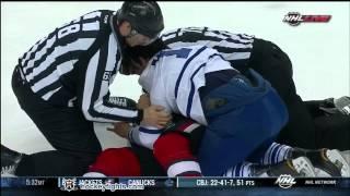 Clarke MacArthur vs Sergei Gonchar Mar 17, 2012