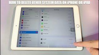 How to Delete Other Storage on iPhone or iPad