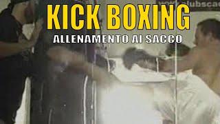 Allenamento di KICK BOXING al sacco, CLUB SCACCHIA di Teramo.