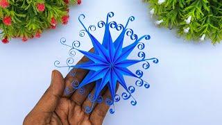 Quilling Paper Snowflakes For Christmas Decor | DIY Christmas Tree Ornaments | Handmade Xmas Crafts