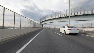 首都高速中央環状線で待ち伏せしている覆面パトカーが。前の車が捕まる
