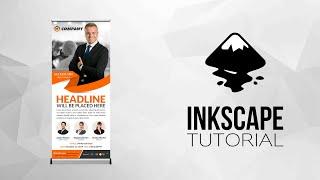 How to Design Professional Roll up Banner | SEMINAR | Inkscape Tutorial and Design Inspiration