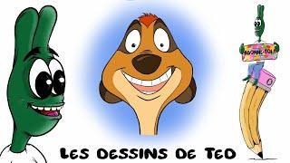 COMMENT DESSINER TIMON DU ROI LION DE DISNEY