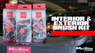 Detailing Brushes Kit - Interior & Exterior - MaxShine Products