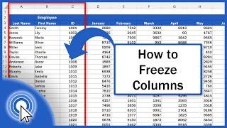 How to Freeze Columns in Excel (A Single or Multiple Columns)