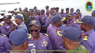 FLAG OFF REGIONAL MARITIME EXERCISE (REMEX) EXERCISE EDI- DIANA 2022 BY THE NIGERIAN NAVY.