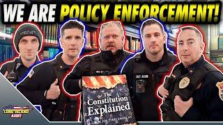 FIVE Law Enforcement Officers Attempt To Remove "SUSPICIOUS" Jounalist From Public! Huge FAIL!