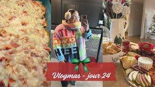 Vlogmas 2024 - jour 24 / Les festivités continuent, surprise de ma mémère & ça avance!!!