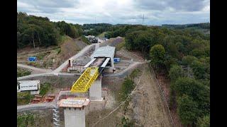 Rahmedetalbrücke Baufortschritt Teil 2, September 2024