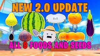 SECRET STAYCATION | ALL 9 FOODS AND SEEDS in NEW 2.0 UPDATE!